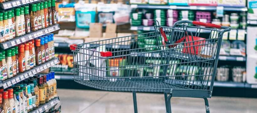 chariot de supermarché