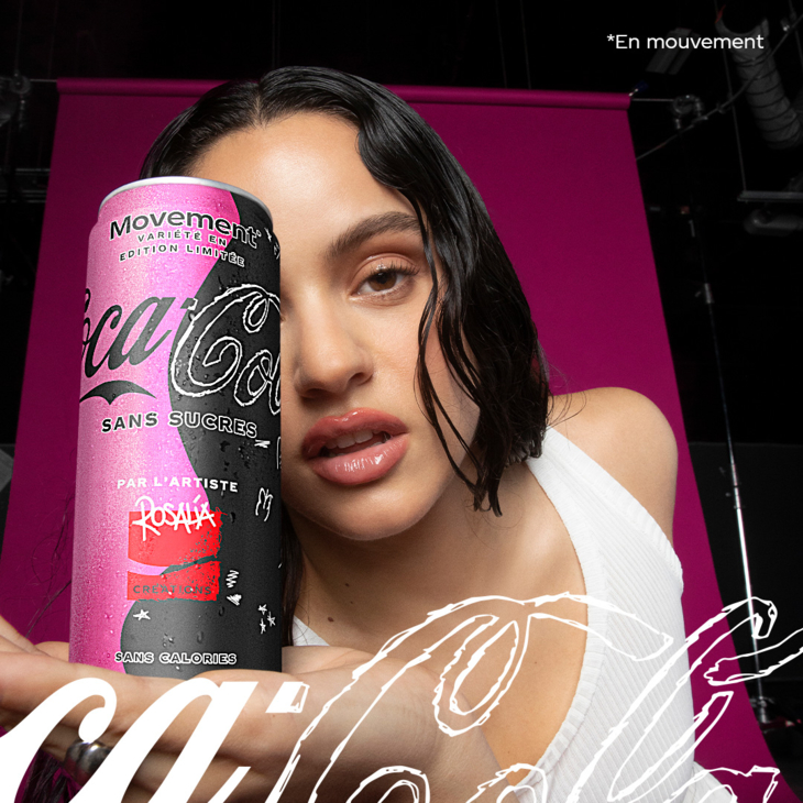 L'artiste Rosalia signe la première édition limitée Coca-Cola Creations en France
