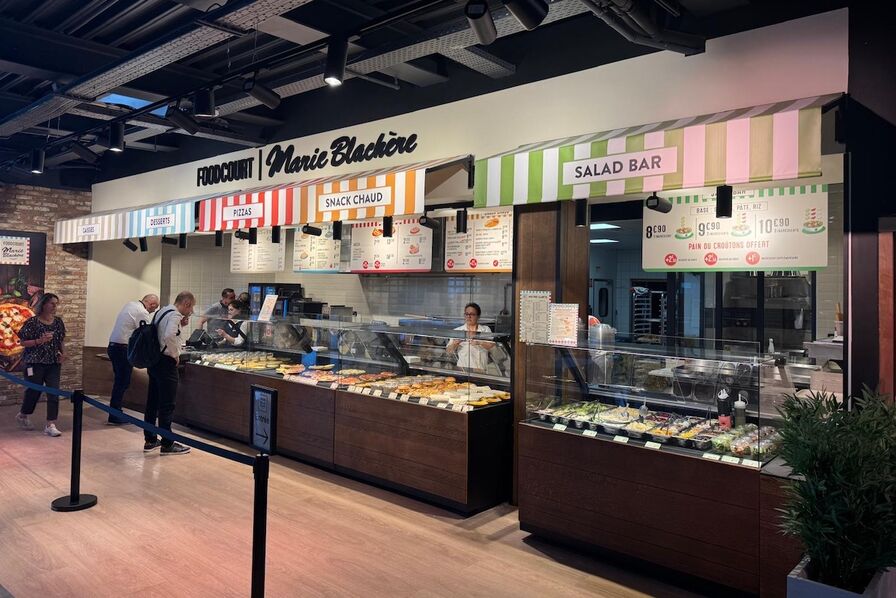 Restauration : Marie Blachère lance avec E. Leclerc un tout nouveau concept de food court pour les gares et les autoroutes