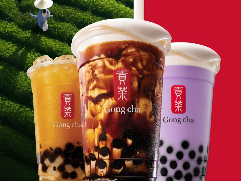 gong cha bubble tea Butter-board
